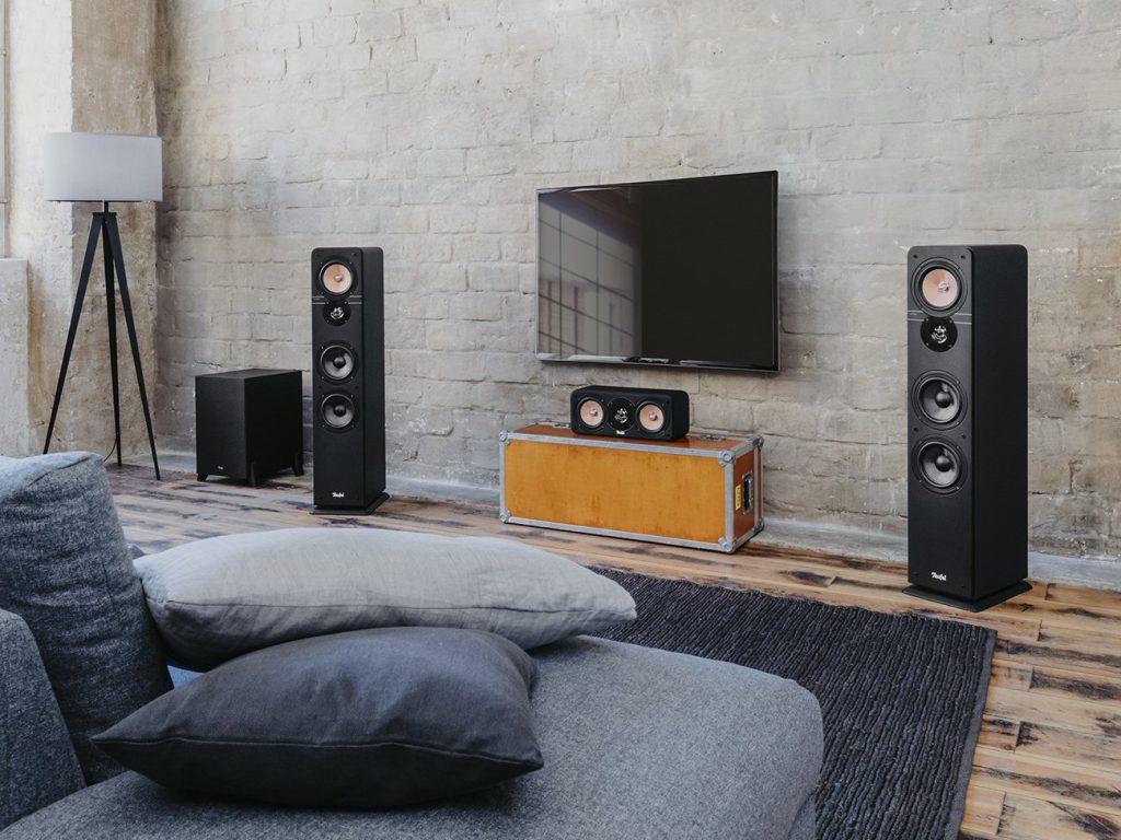 Ultima 40 Surround "5.1-Set" Teufel Ultima 40 Surround AVR voor de Dolby Atmos "5.1.2-Set"